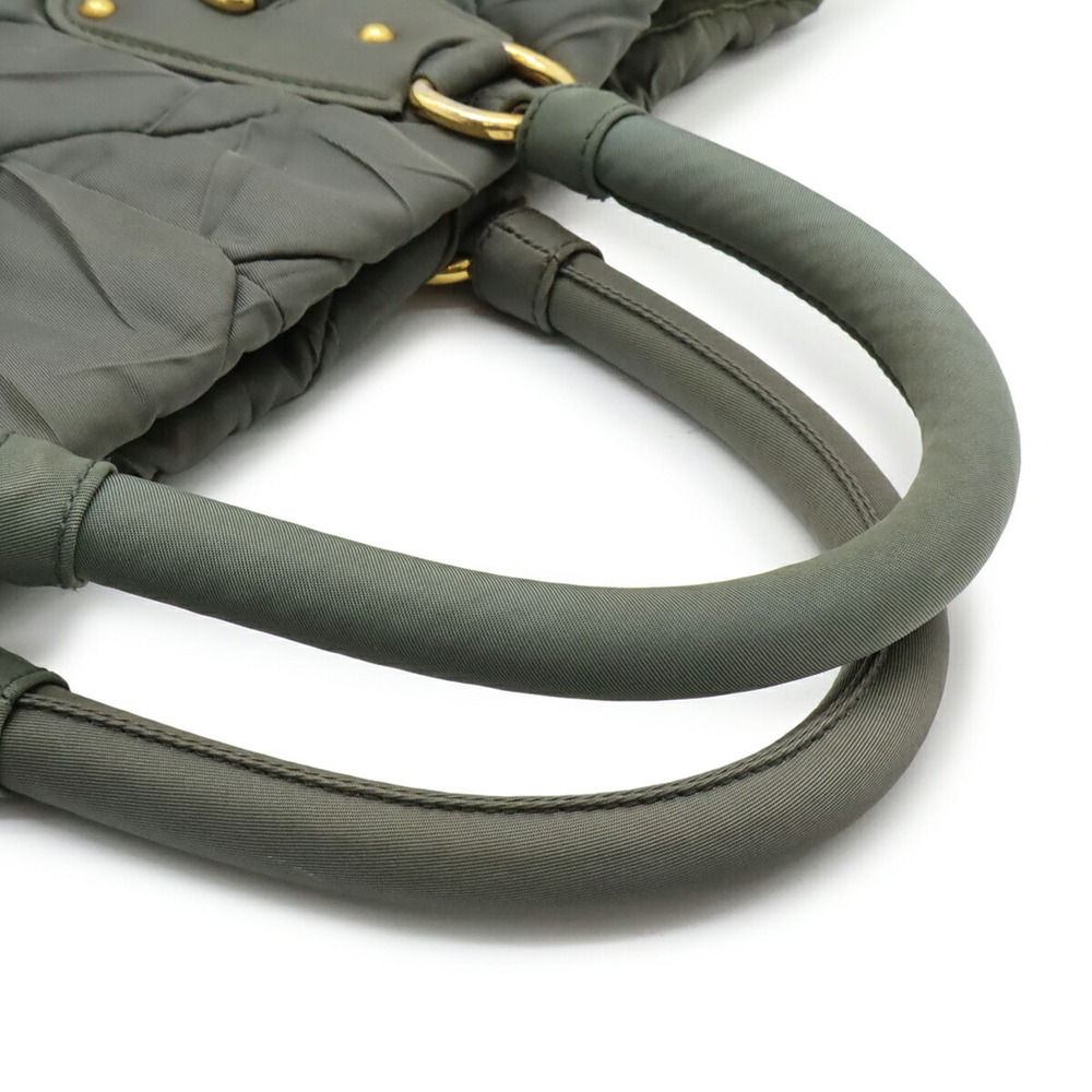 PRADA Green Leather Shoulder Bag - Picture 7 of 10